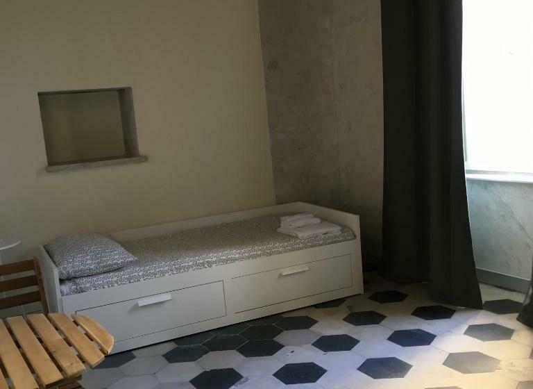 标准单人间共用浴室, Ostello Palazzo Nizza