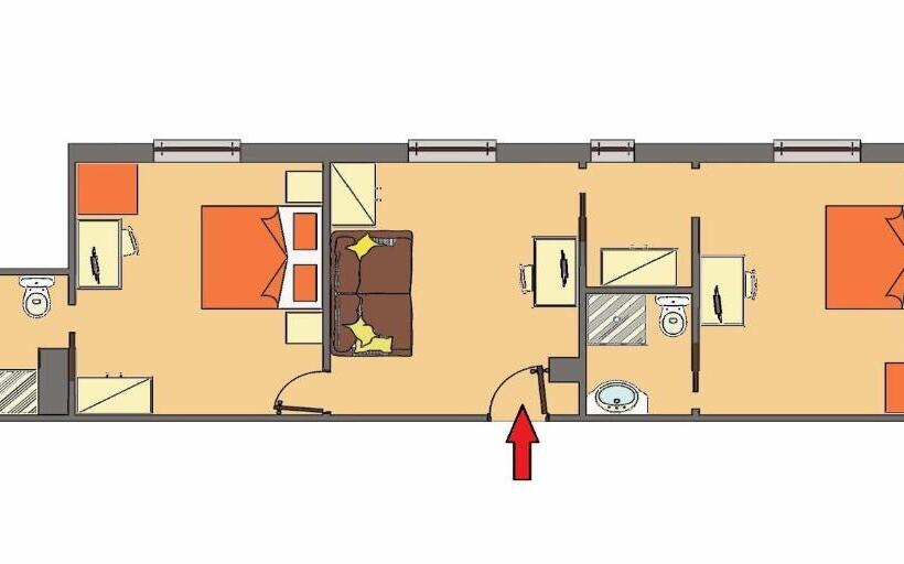 침실 2개 스위트, La Zerla