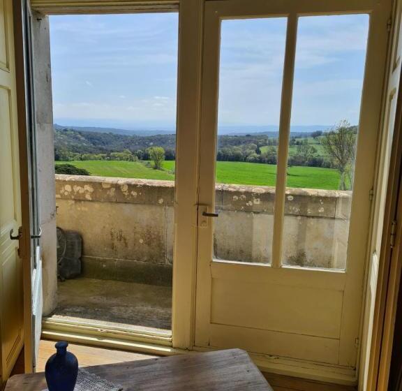 غرفة ديلوكس مزودة بشرفة, Château De Villeneuve   Montolieu