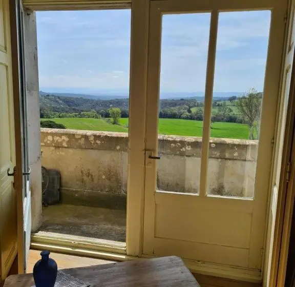 バルコニー付きデラックスルーム, Château De Villeneuve Montolieu