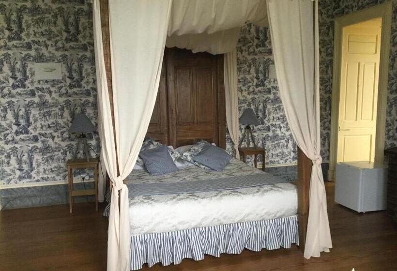 غرفة ديلوكس مزودة بشرفة, Château De Villeneuve   Montolieu