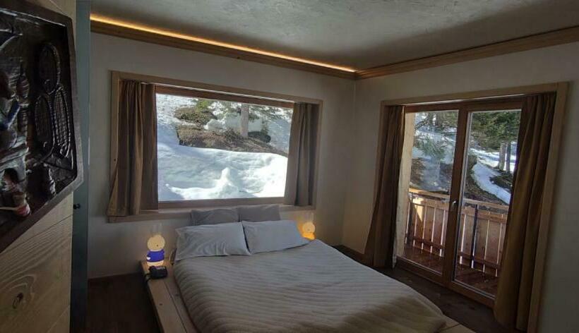 标准间带湖景, Albergo Chalet Lago Antorno