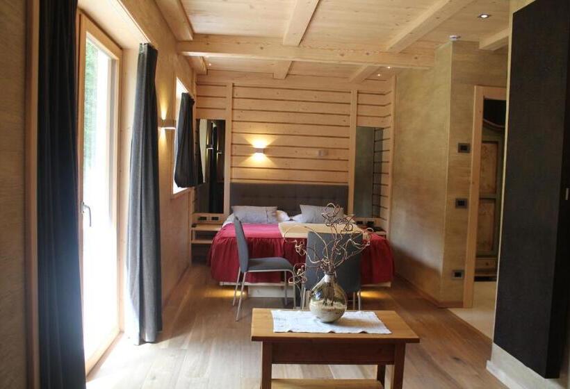 山景套房, Albergo Chalet Lago Antorno