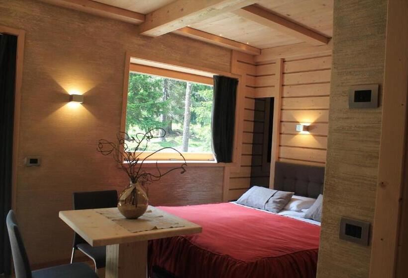 山景套房, Albergo Chalet Lago Antorno