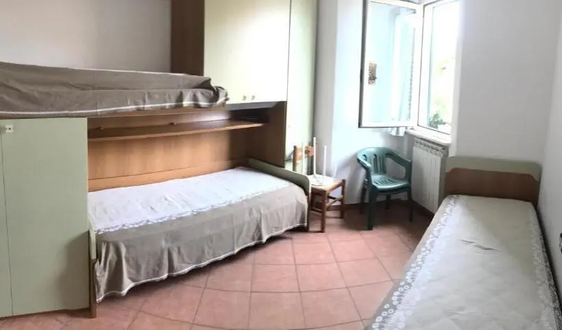 Huoneisto 2 Makuuhuonetta, Ristorante Hotel Lucia   100 Mt Dal Mare
