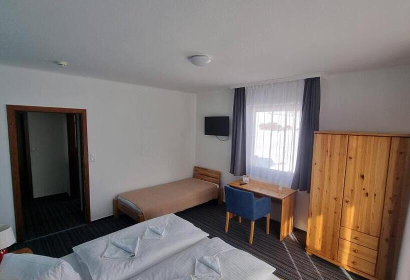 غرفة قياسية ثلاثية مزودة بشرفة, Stierer