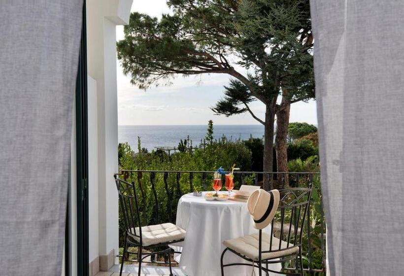 غرفة قياسية مطلّة علي البحر, Villa Melodie Adults Only