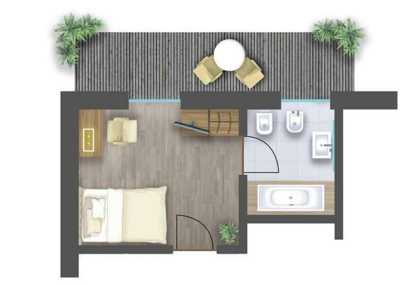 标准单人间, Alpine Spa Resort Viktoria