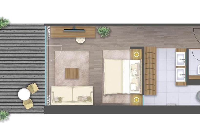 Номер Стандарт Вид на Сад, Alpine Spa Resort Viktoria