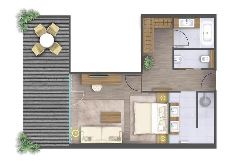 高级大房间, Alpine Spa Resort Viktoria