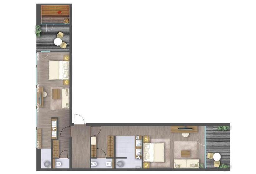 高级套房, Alpine Spa Resort Viktoria