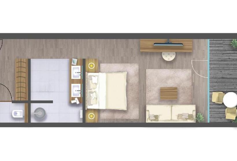 高级园景房, Alpine Spa Resort Viktoria