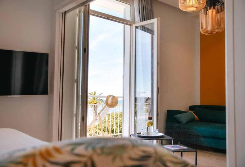 침실 1개 바다 전망 아파트, Cafe Miramar