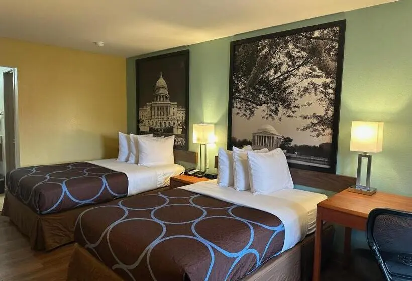 スタンダード4人部屋, Super 8 By Wyndham Westend Alexandria,va Washington Dc Area