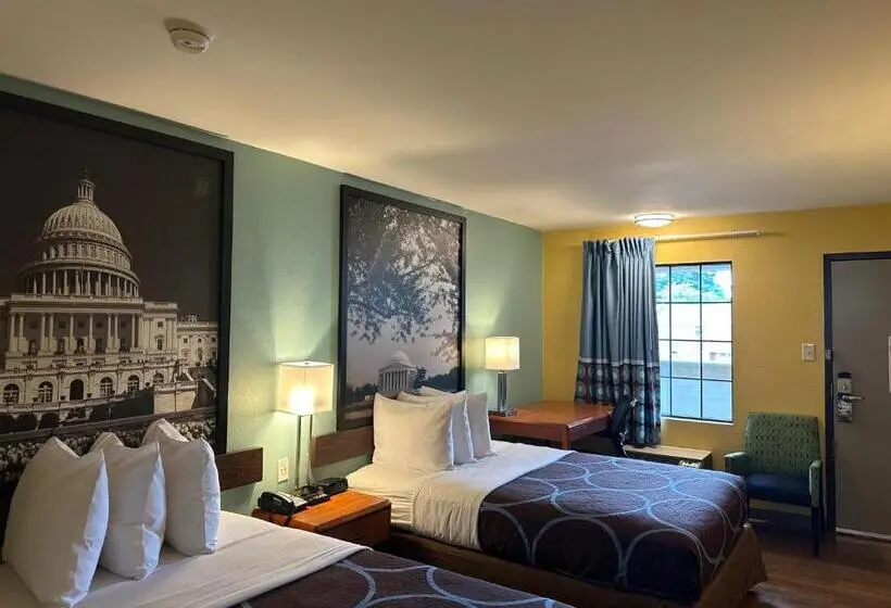 スタンダード4人部屋, Super 8 By Wyndham Westend Alexandria,va Washington Dc Area