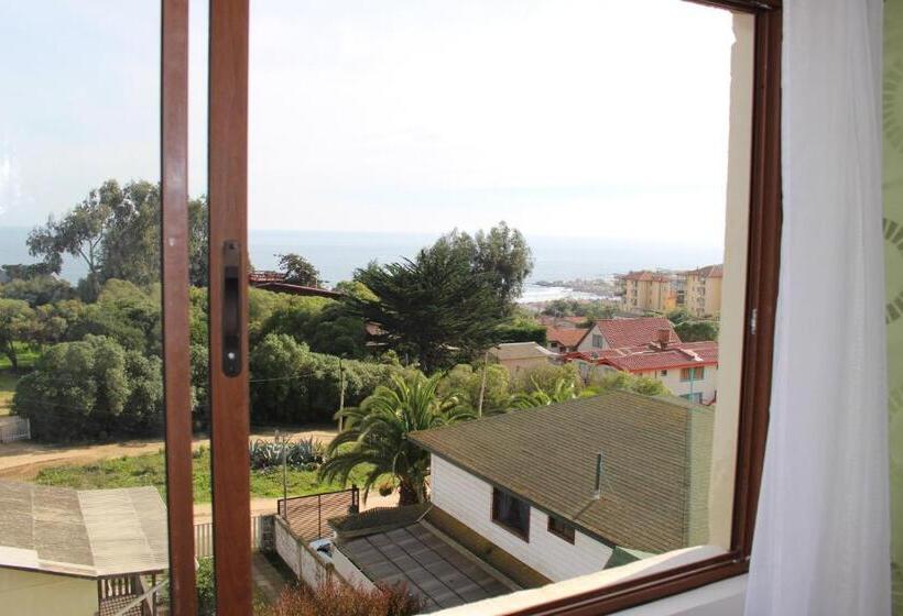 Standardzimmer mit Meerblick, Alto El Quisco