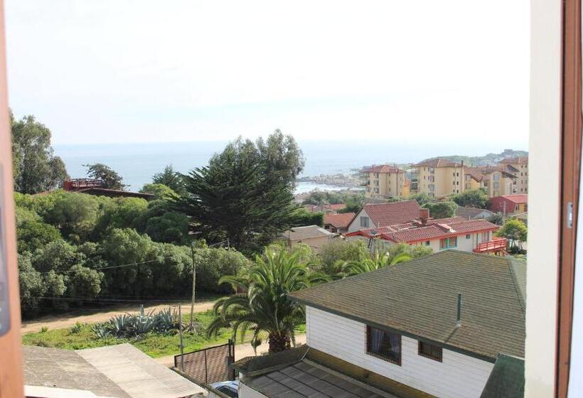 Standardzimmer mit Meerblick, Alto El Quisco