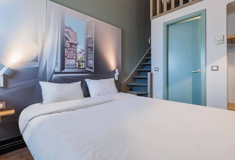 4인용 스탠다드 룸, B&b Hotel Strasbourg Nord Industrie