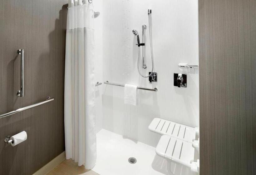 חדר סטנדרט עם מיטת קינג, Courtyard By Marriott Houston Intercontinental Airport