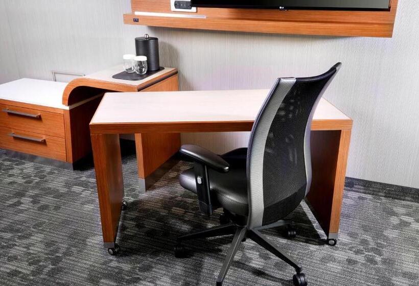 חדר סטנדרט עם מיטת קינג, Courtyard By Marriott Houston Intercontinental Airport