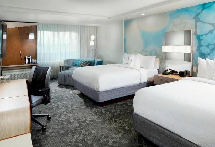 חדר דלוקס, Courtyard By Marriott Houston Intercontinental Airport