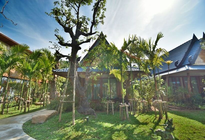 침실 1개 디럭스 빌라, The Nine Thipthara Klongson Resort