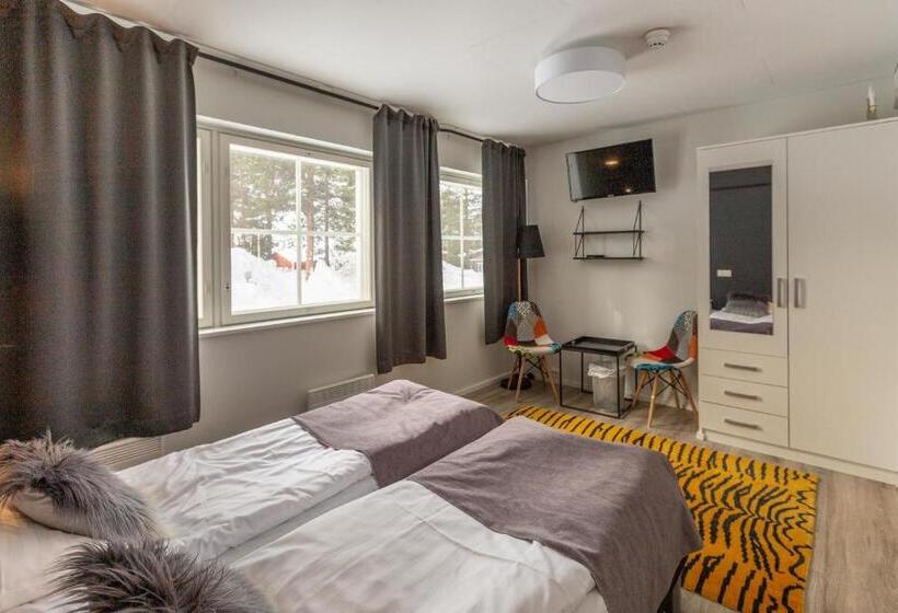 带共用浴室的标准房间, Kuukkeli Saariselkä Inn