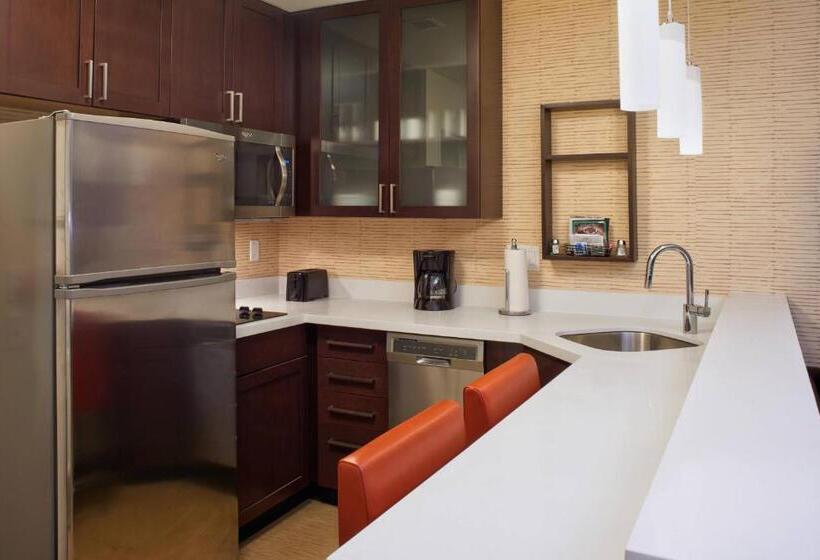 キングサイドベッドのスタンダードワンルーム, Residence Inn By Marriott Chicago Bolingbrook