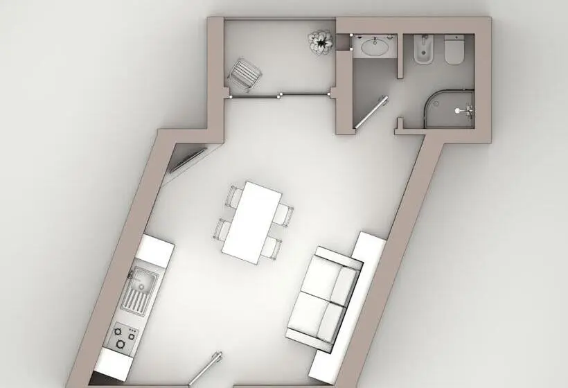 Standard-studio Parveke, & Residence Continental