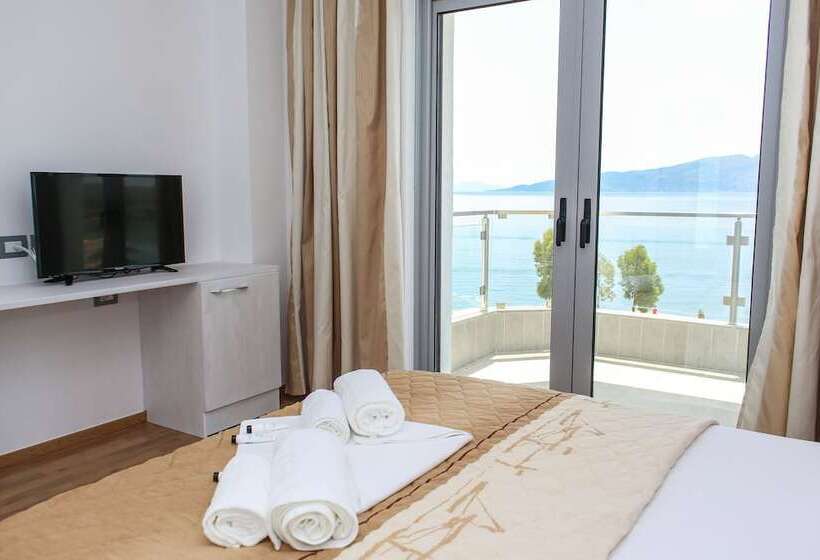 オーシャンビュースタンダードルームバルコニー付き, Saranda Palace