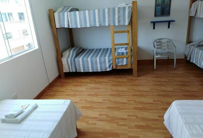 سرير فى غرفة مشتركه, Punta Huanchaco Hostel