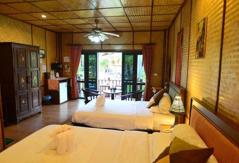 수피리어 룸 가든 전망, Viang Yonok Hotel, Restaurant, Sports Club