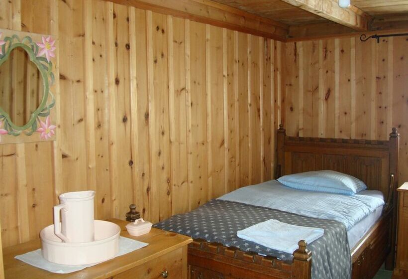 חדר סטנדרד יחיד חדר אמבטיה משותף, Hôtel Weisshorn Sur St Luc 2337m