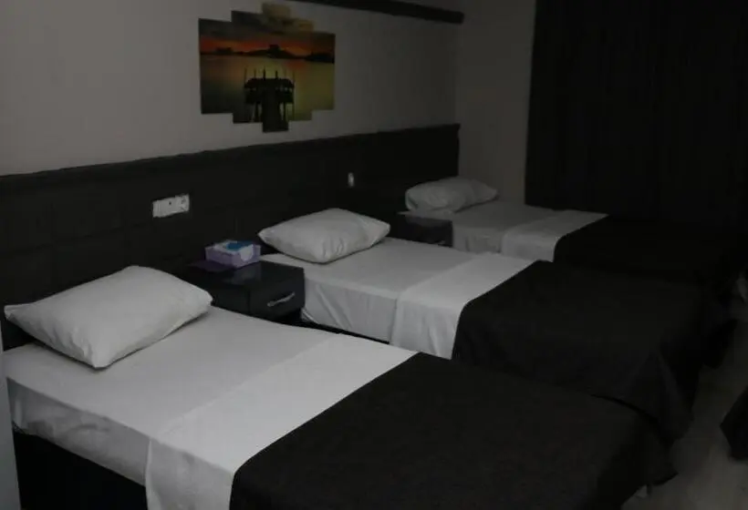 اتاق استاندارد سه تخته با چشمانداز باغ, Asus Palmiye Otel