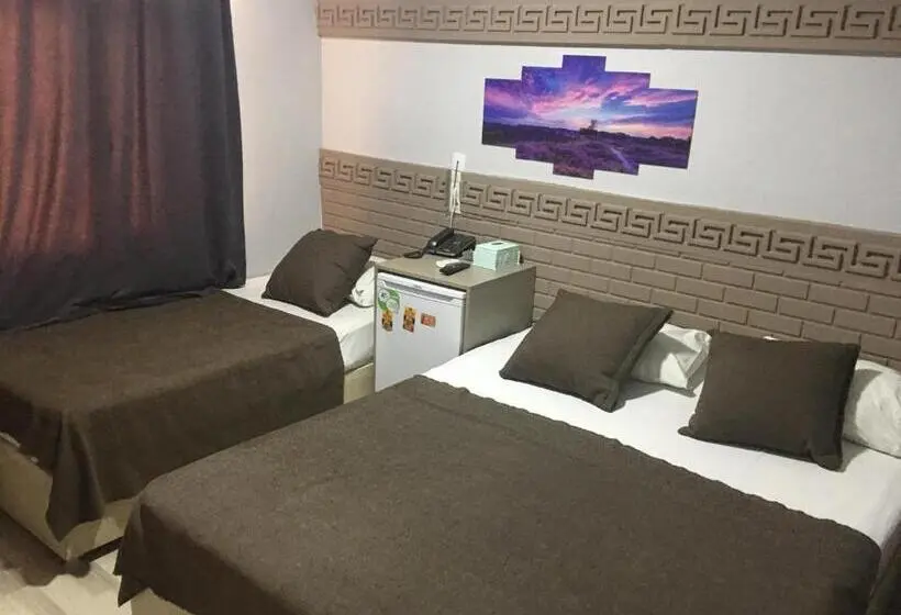 اتاق استاندارد سه تخته با چشمانداز باغ, Asus Palmiye Otel