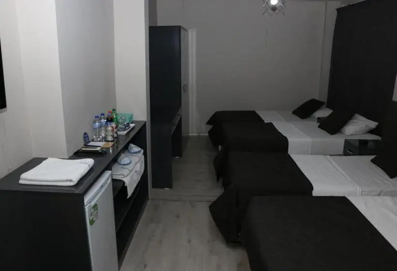 اتاق استاندارد چهارنفره با چشمانداز باغ, Asus Palmiye Otel
