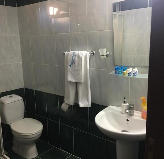 اتاق استاندارد چهارنفره با چشم‌انداز باغ, Asus Palmiye Otel