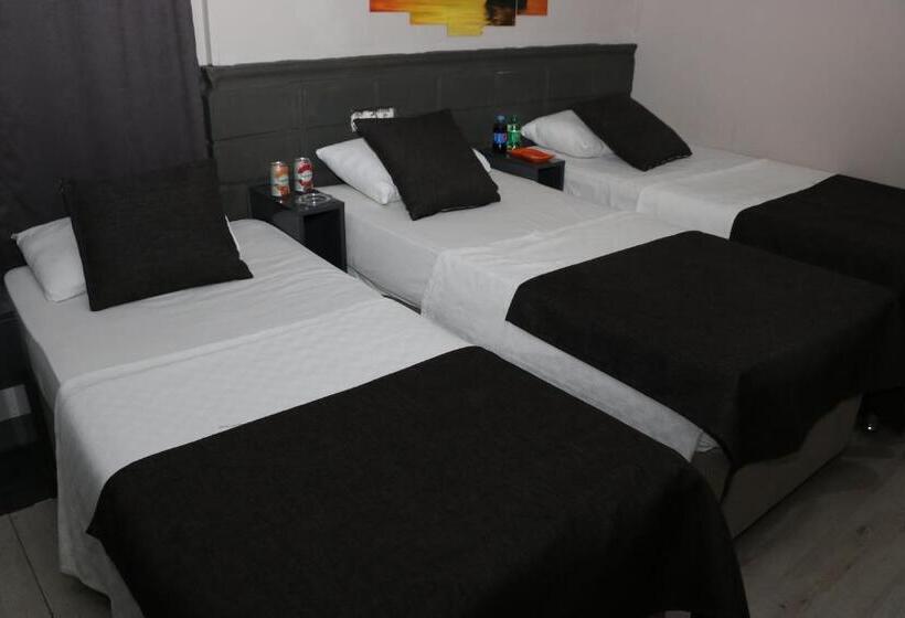 اتاق استاندارد سه تخته با چشم‌انداز باغ, Asus Palmiye Otel
