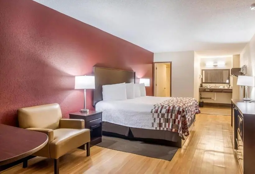 キングサイズベッドのスーペリアルーム, Red Roof Inn Chicago  Alsip