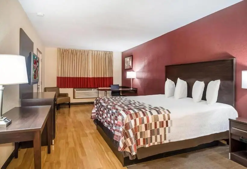 キングサイズベッドのスーペリアルーム, Red Roof Inn Chicago  Alsip