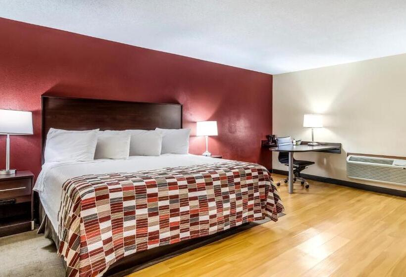 带大床的高级房间, Red Roof Inn Chicago  Alsip