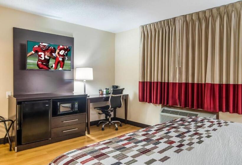 带大床的豪华间, Red Roof Inn Chicago  Alsip