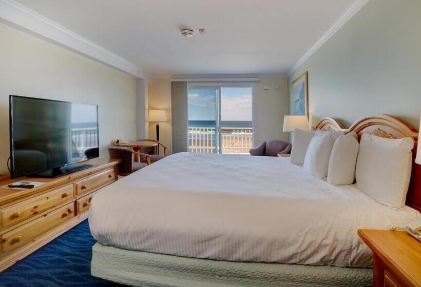 חדר דלוקס עם מרפסת נוף לים, Norseman Resort On The Beach