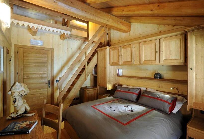 スタンダードルーム, Hibou Chambres   Cogne