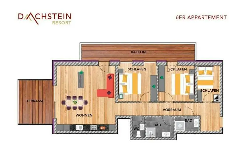 1ベッドルームペントハウスアパート, Apart Und Wellnesshotel Dachsteinresort