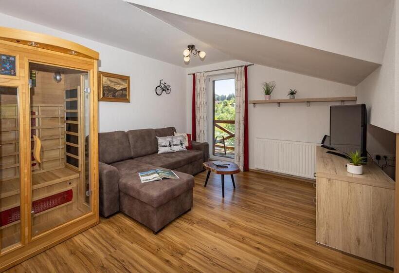 Апартаменты Пентхаус 2 Спальни, Apart Und Wellnesshotel Dachsteinresort