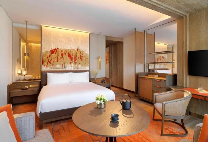 キングサイズベッドのスタンダードルーム, Grand Hyatt Xi An
