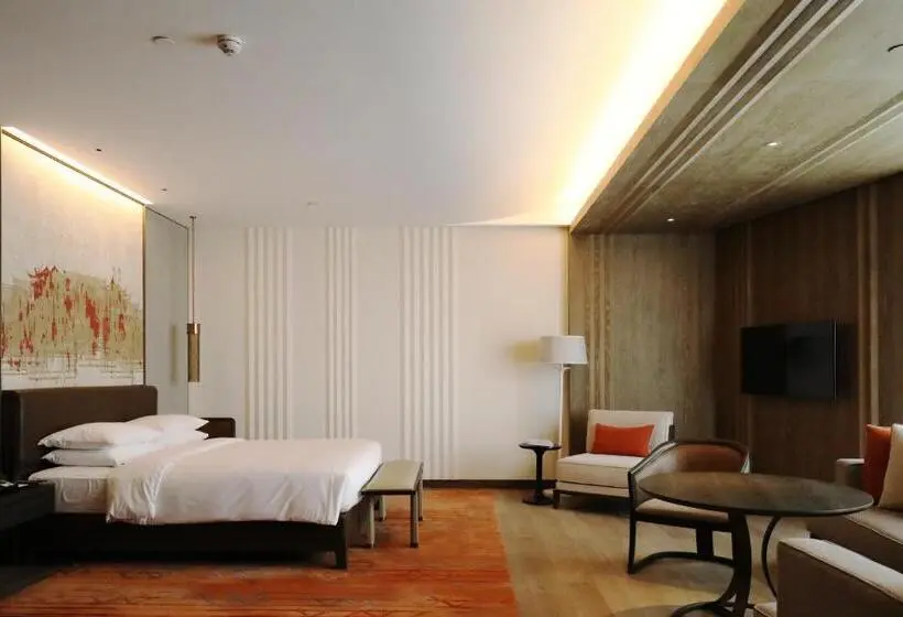キングサイズベッドのデラックスルーム, Grand Hyatt Xi An