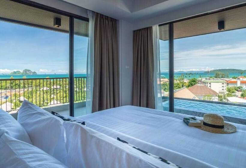 غرفة ديلوكس مطلّة علي البحر, Panan Krabi Resort   Sha Extra Plus