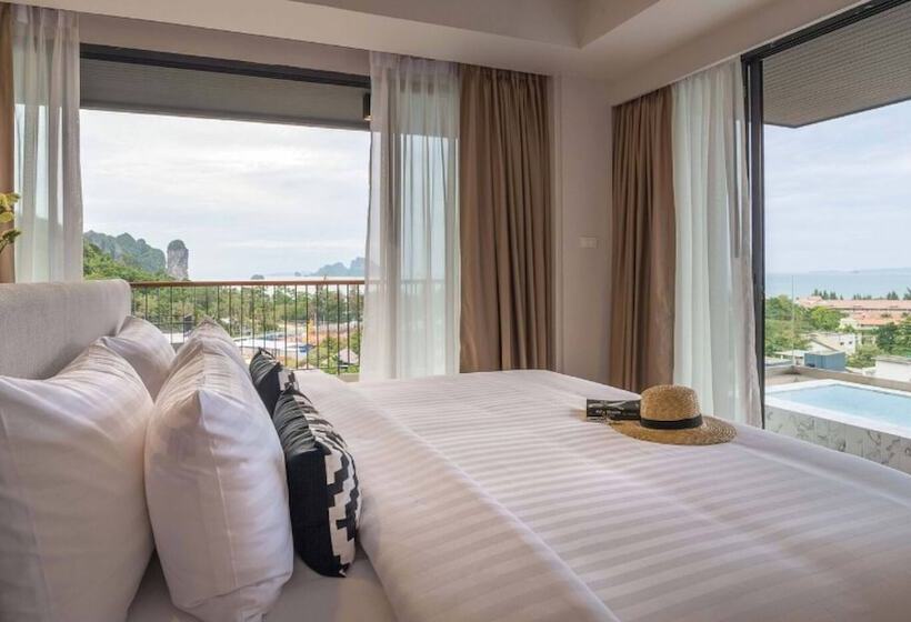 غرفة ديلوكس مطلّة علي البحر, Panan Krabi Resort   Sha Extra Plus